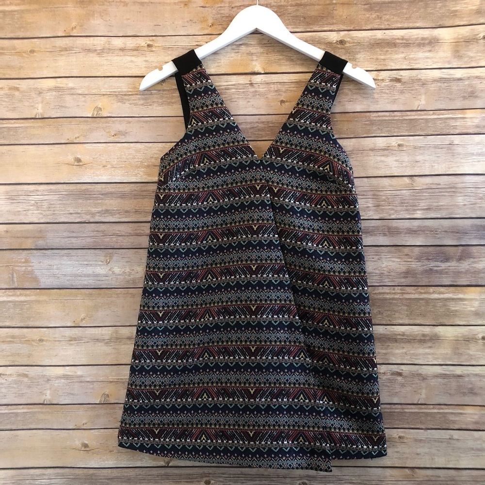 BCBGeneration Multicolored Sleeveless Jacquard Mini Dress Size 0 NWT